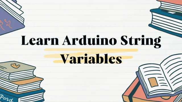 Arduino String Variables