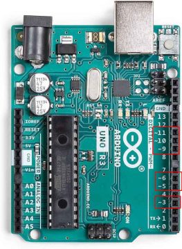 arduino analog output pins