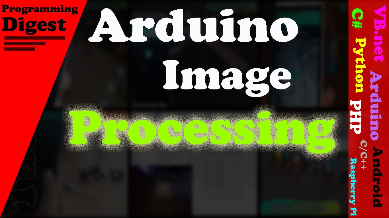 Arduino image processing