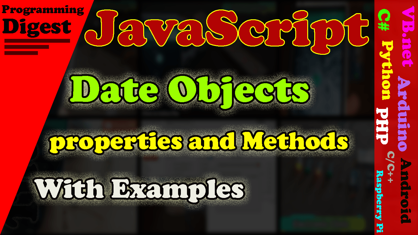 Date objects in javascript