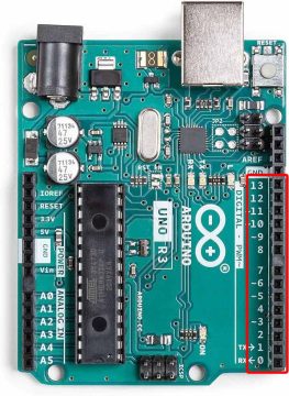 Arduino Digital Output Digital Input Pin