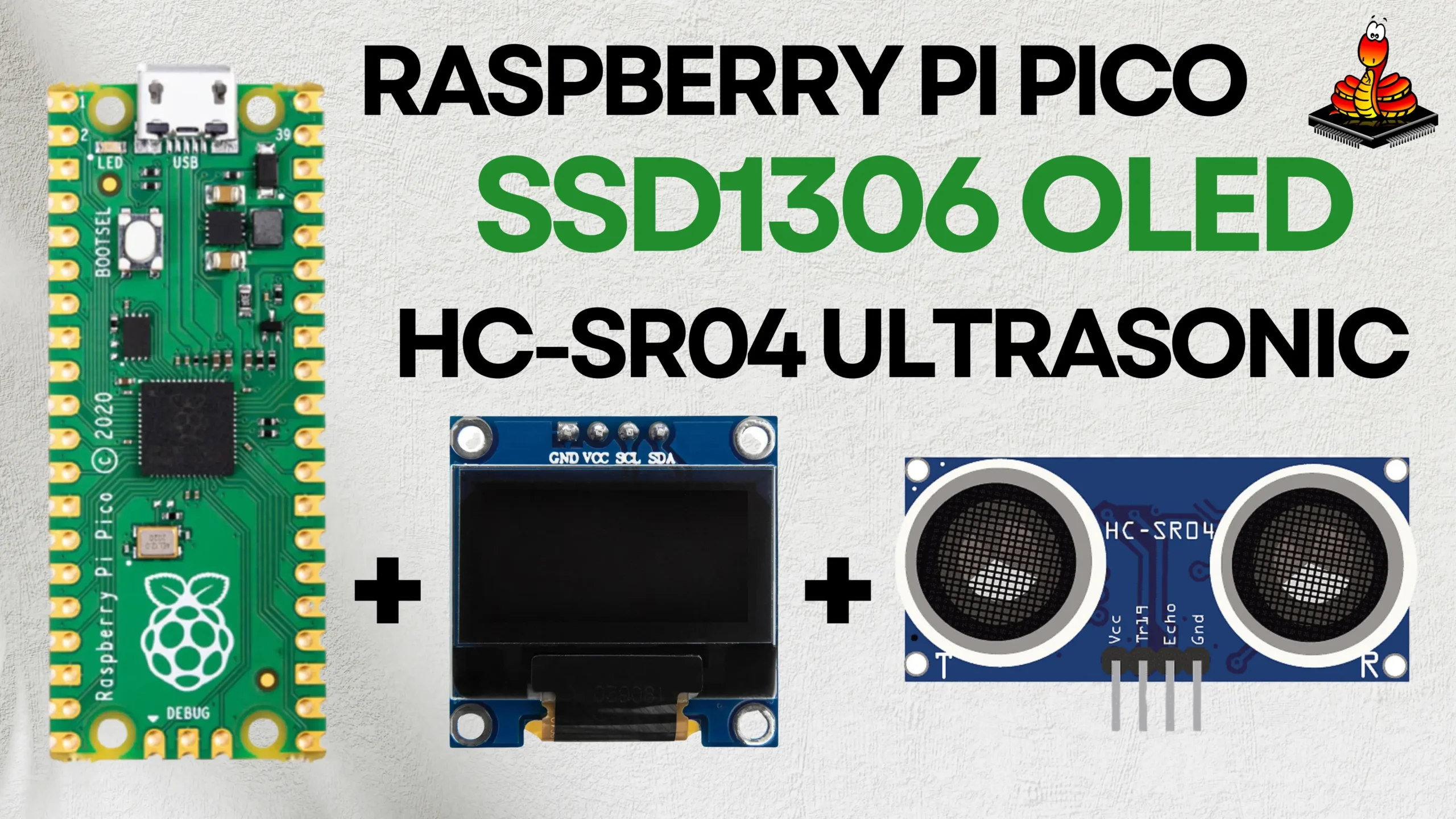 HC-SR04 Ultrasonic Distance Sensor and Raspberry pi pico