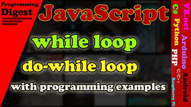 JavaScript while loop