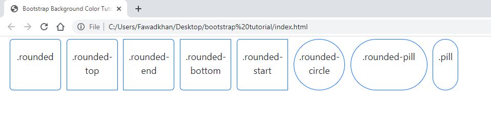 Border Radius (Rounded Corners) In Bootstrap 5 With Examples