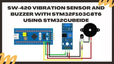 SW-420 Vibration Sensor with STM32F103C8T6