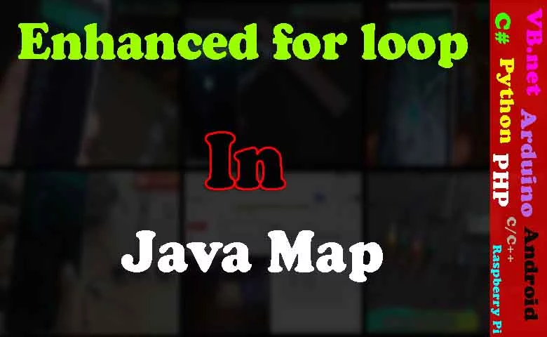 enhanced for loop in java
