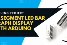 how to use 10 segment LED Bar Graph Display with Arduino