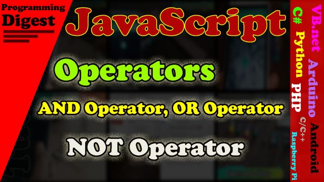 JavaScript Operator