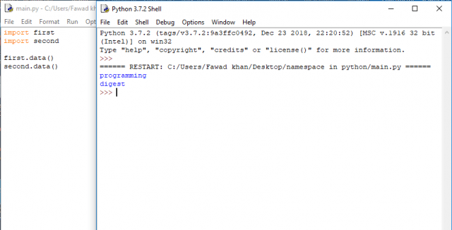 namespace-in-python-and-variable-scope-with-example