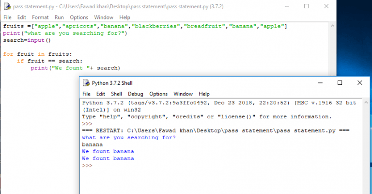 Pass Statement in Python with Example