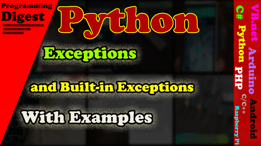 Python Exception