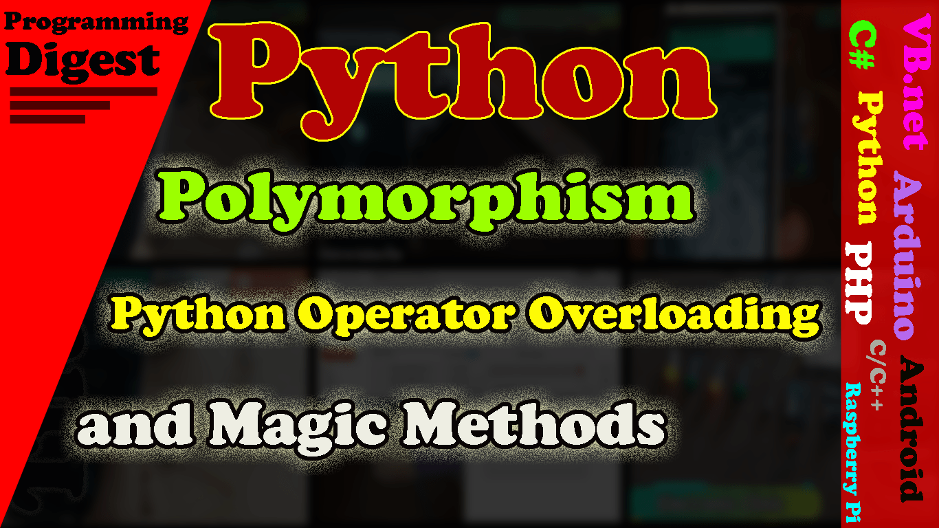 Operator Overloading in Python
