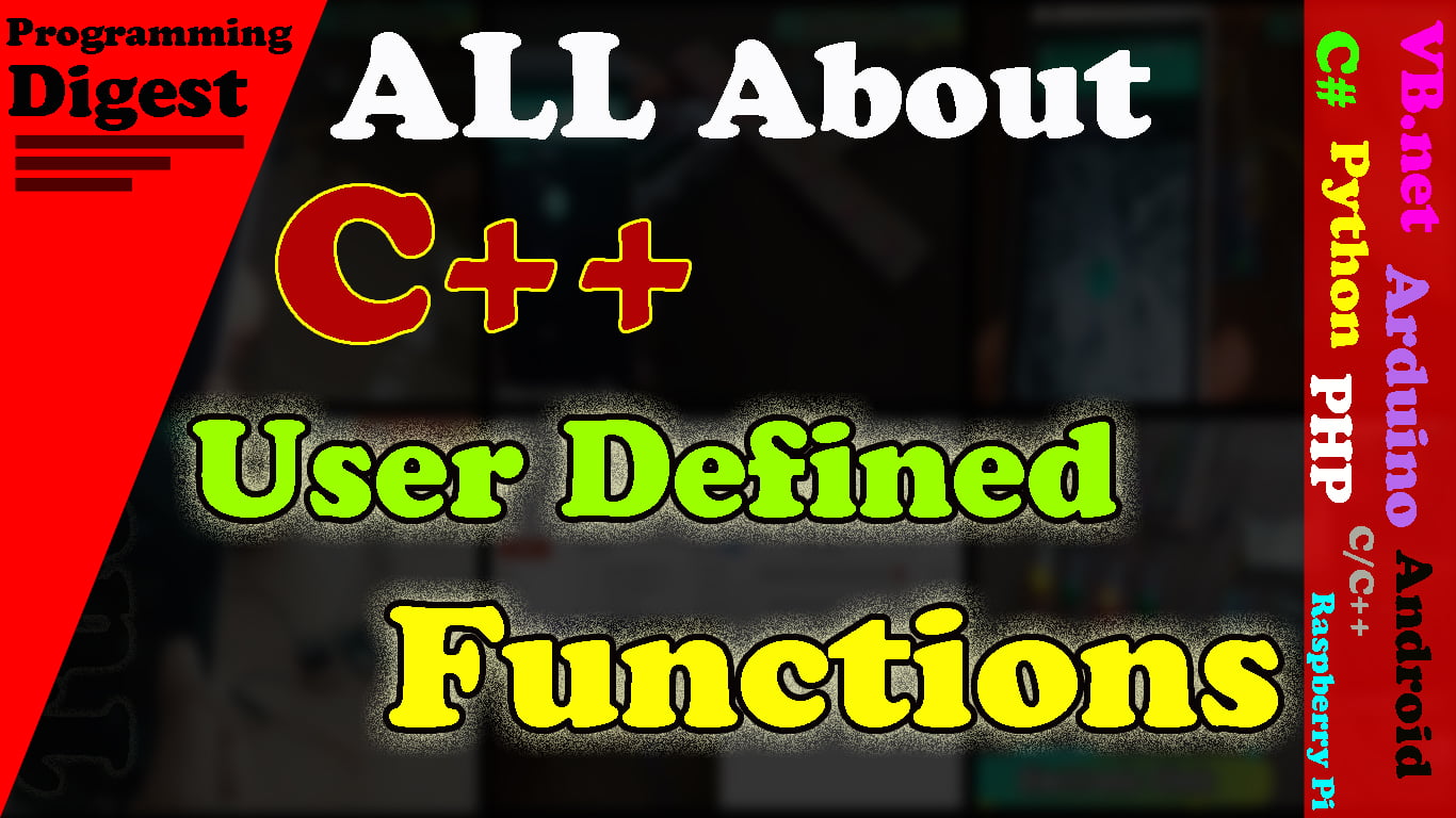 User Defined Function